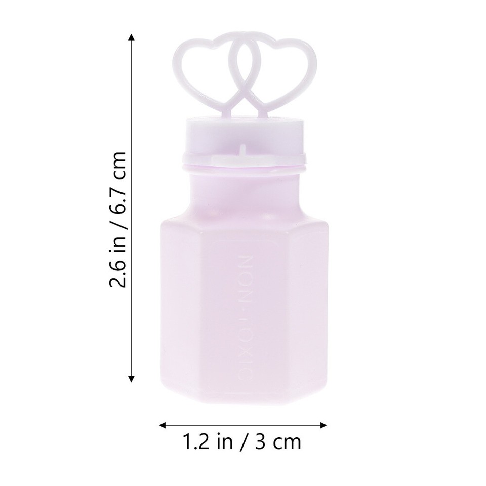 24 Pcs Small Bottle for Bubbles Weddings Christmas Wands Party Favors