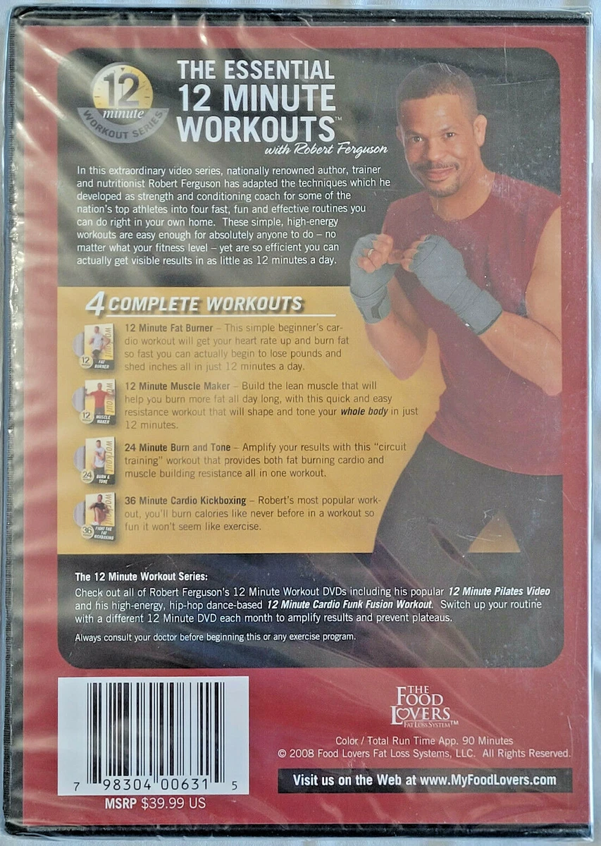 NEW The Essential 12 Minute Workouts with Robert Ferguson DVD 4