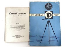 Original Bolex Paillard "H" Cameras Instructions  Bolex Exposure Guide Vintage