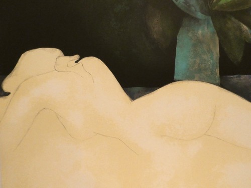Claude Gaveau Litografia "Arbatre" 1983 Nudo Matita Firmato e Numerato da Artis - Foto 7 di 9