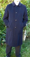 Authentique  manteau LODEN STEINBOCK Tyrolien  Bleu Marine  Vintage T 52 À 58