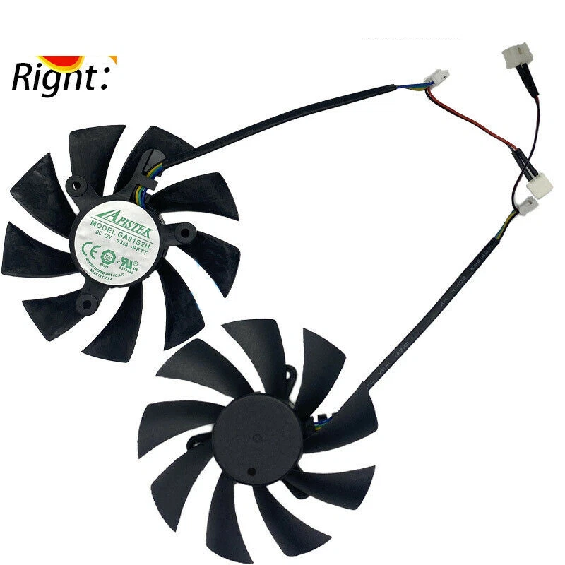 Graphics Card Cooler Fan PLA09215B12H For Lenovo / Dell RTX 3060 3070 3080 3090 - Image 3 of 4