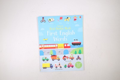 101170 FIRST STICKER BOOK FIRST ENGLISH WORDS