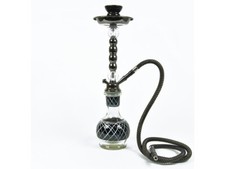 Shisha "Ibrim" Schwarz, 47 cm, 1 Schlauch