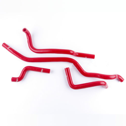 For Kawasaki Prairie KVF650 700 2002-2013 Silicone Radiator Coolant Hose Kit Red - Picture 2 of 7