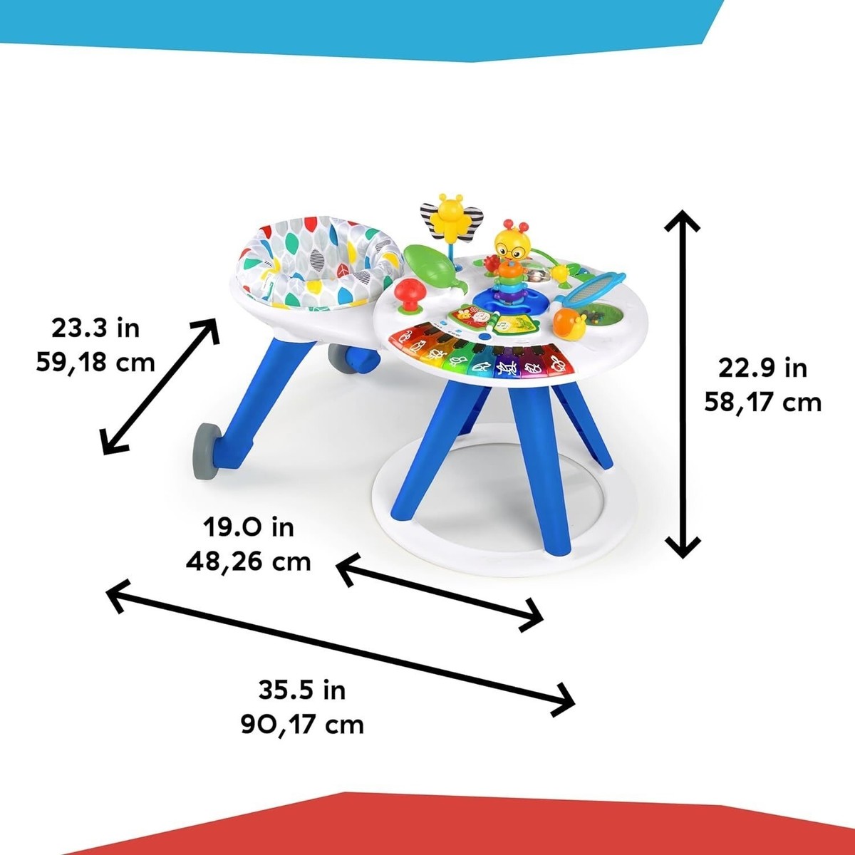 Baby Einstein Around We Grow 4-in-1 Baby Activity Center