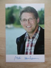 Matti Vanhanen "Premierminister Finnland" Autogramm signed 10x15 cm Postkarte