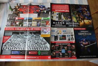 Games Workshop A1 Warhammer 40k Imperium Poster Necrons vs Space