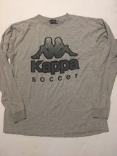 Vintage KAPPA soccer Spellout Crew Sweatshirt Jumper Logo Size Large football