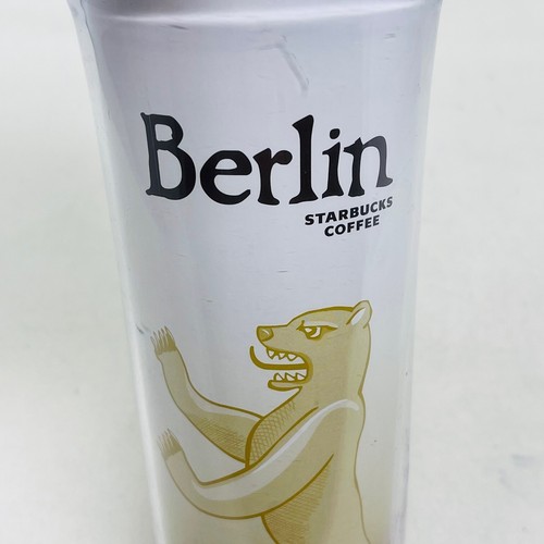 Starbucks Coffee Berlin Travel Mug Bear Acrylic Thermal Double Wall 2004 12 oz - Picture 10 of 19