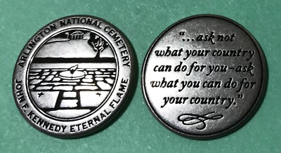 Arlington National Cemetery JFK Eternal Flame Collectible Token