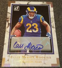 CAM AKERS*2020 DONRUSS ELITE SERIES ROOKIES*AUTOGRAPH*SP*RAMS*#12/99*ESR-CA*NRMT