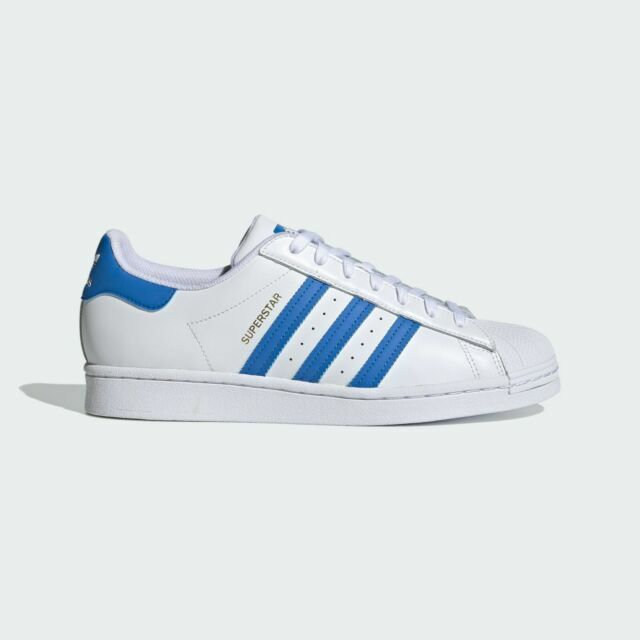 Size 8.5 - adidas Superstar White True Blue 2021 for sale online | eBay