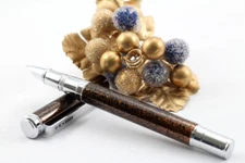 BERGAMO MIDNIGHT BROWN FINE QUALITY FOUNTAIN PEN