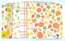 Autumn Colours Kitchen/Face Cloths Reusable Washable Unpaper Towels Eco friendly