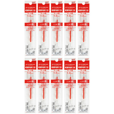 Uni Jetstream SXR-10 Ballpoint Pen Refill 1.0mm 10p