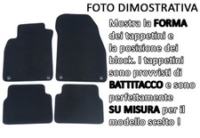 Tappetini in gomma TPE per Saab 9-3 Cabriolet (2003 - 2007