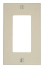 Leviton 80401-A Decora/GFCI 1 Gang Wallplate/Faceplate SmoothPlastic Almond