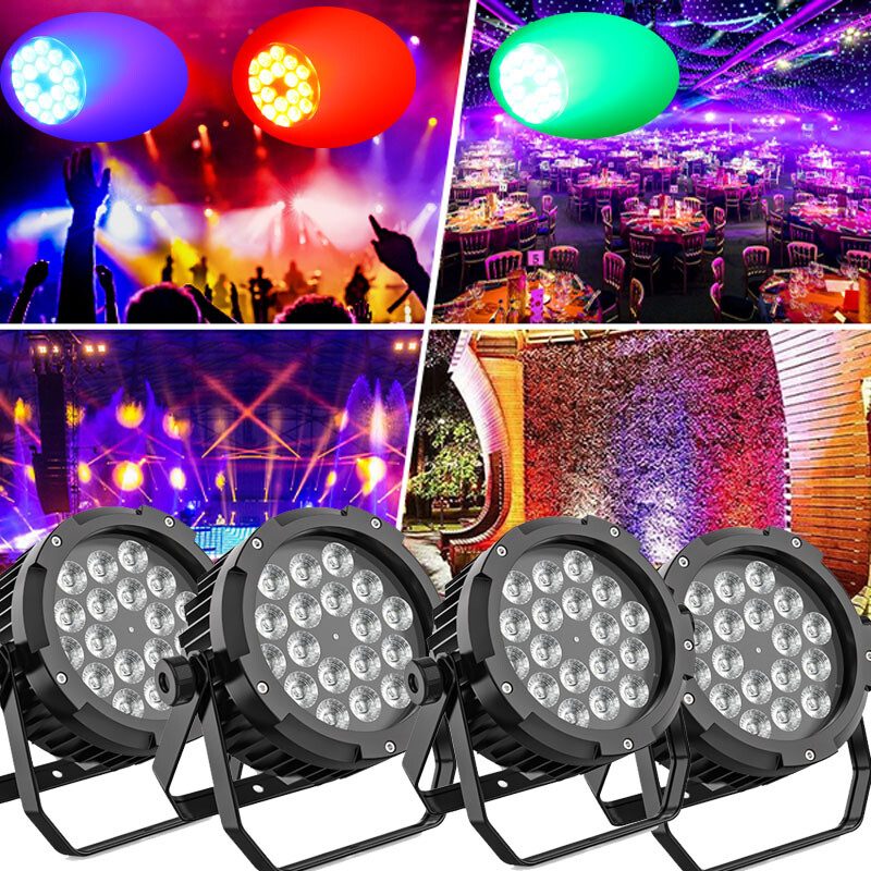 DJ SliPAR RGBW LED Par Puede Lavar La Luz DX Luces De Escenario
