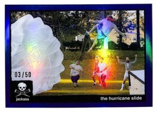 2022 Zerocool Jackass S-49 The Hurricane Slide 3/50 BLUE refractor card