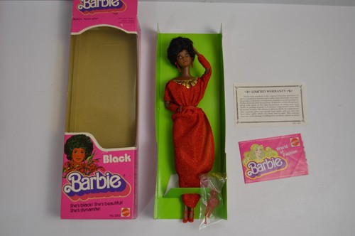Vintage First Black Barbie NIB Mattel #1293 African American Super Star Era - Picture 15 of 24