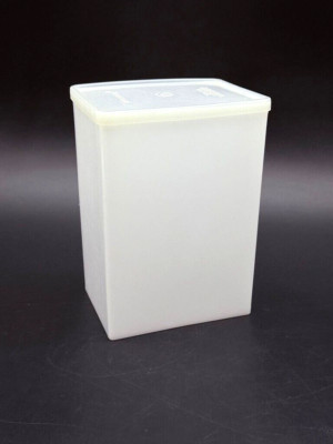 Vintage TUPPERWARE Half Gallon Ice Cream Storage Container #484 and Lid #486