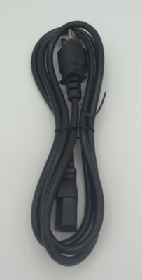 Changzhou E205765 3-Prong Power Cord - 5ft Black 300v FT2 CSA
