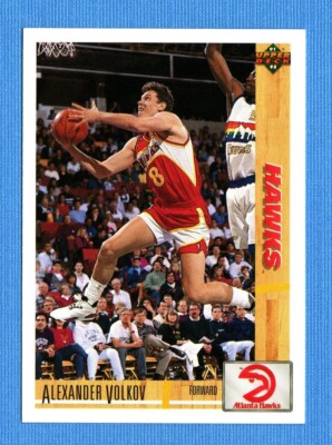 1991-92 Upper Deck #411 Alexander Volkov Atlanta Hawks - Main Image