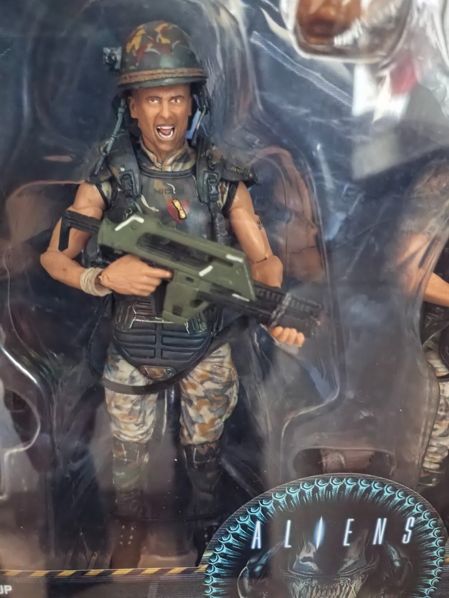 NECA Aliens Dwayne Hicks William Hudson Action Figure Set | eBay