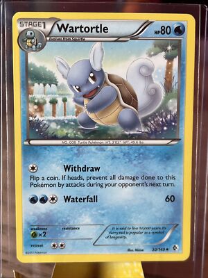 Pokémon TCG Wartortle Boundaries Crossed 30/149 Regular Uncommon