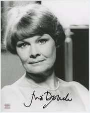 Judi Dench James Bond Autographed Signed 8x10 Photo AMCo COA 28645