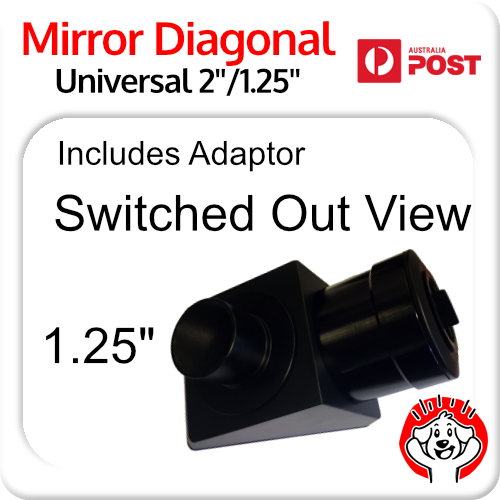 Espejo universal 2"" 90° Grados Diagonal (con puertos de 2"" y 1,25"") para telescopio - Imagen 2 de 3