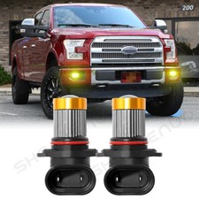 For 2004 2005 2006 2007 2008 - 2014 Ford F150 5000K Fog Light 2 Bulbs Yellow