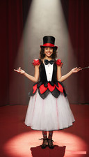 Adult Magician Costume Women's Magician Costume Adult Circus Costume Dress