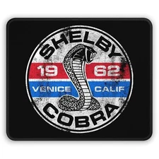 Shelby Cobra Racing - Vintage Retro Custom Design - Premium Mouse Pad 9x7"