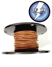 BROWN AUTOMOTIVE 12 GAUGE AWG HIGH TEMP GXL COPPER WIRE 100' REEL LEGEND PRINT