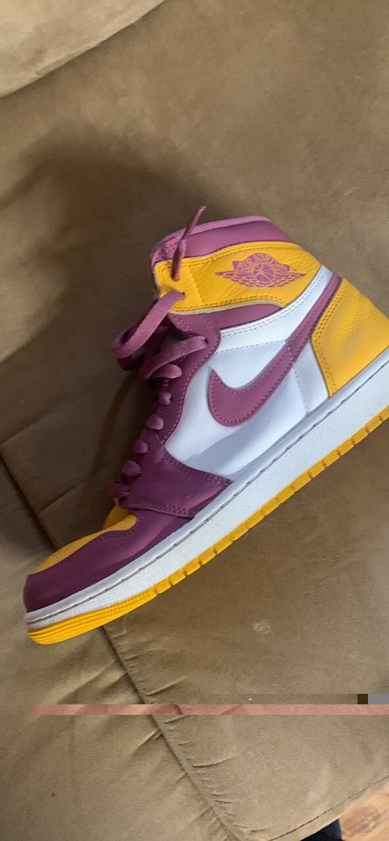 air jordan 1 orange and purple