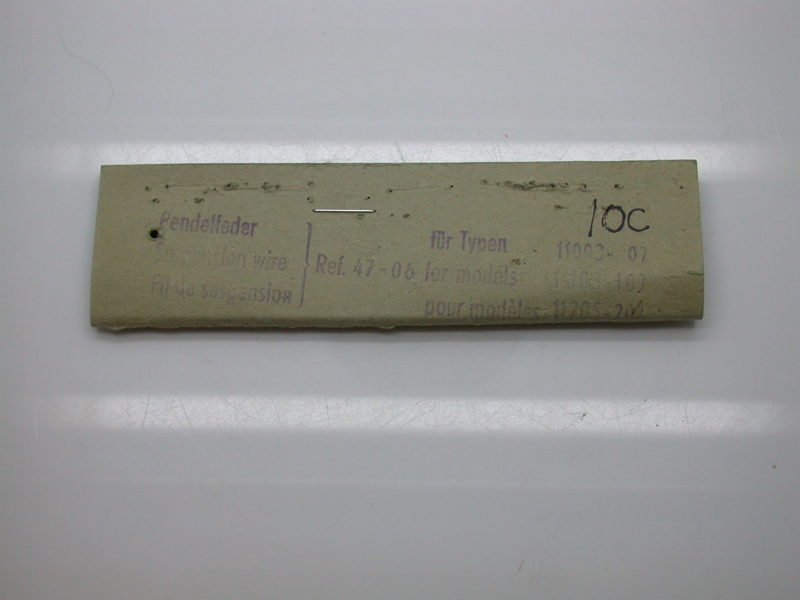 400 Day Anniversary Clock Suspension Spring Wire Unit 10C for Schatz