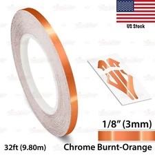 1/8" Roll Vinyl Pinstriping Pin Stripe Solid Line Car Tape Decals Stickers 3mm