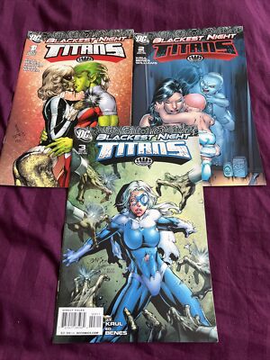 DC Blackest Night TITANS #1 - #3 Complete Set 2009