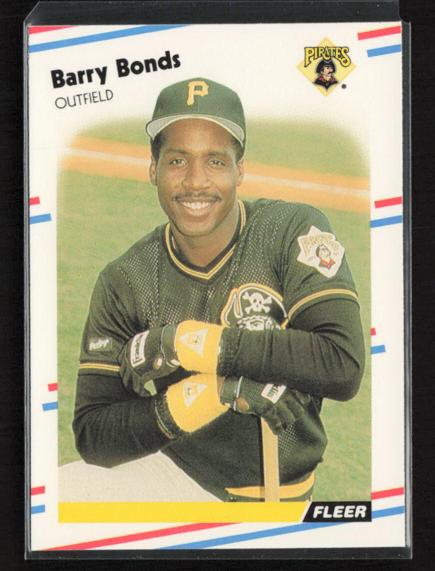 1988 Fleer #322 Barry Bonds Pittsburgh Pirates