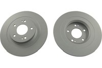 Kavo Parts 2X Bremsscheiben Hinten Ø302 Mm Voll Beschichtet FüR Mitsubishi GK