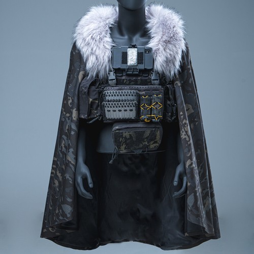 Trn National Style Cloak Tactical Vest with Cloak Attached - Picture 4 of 10