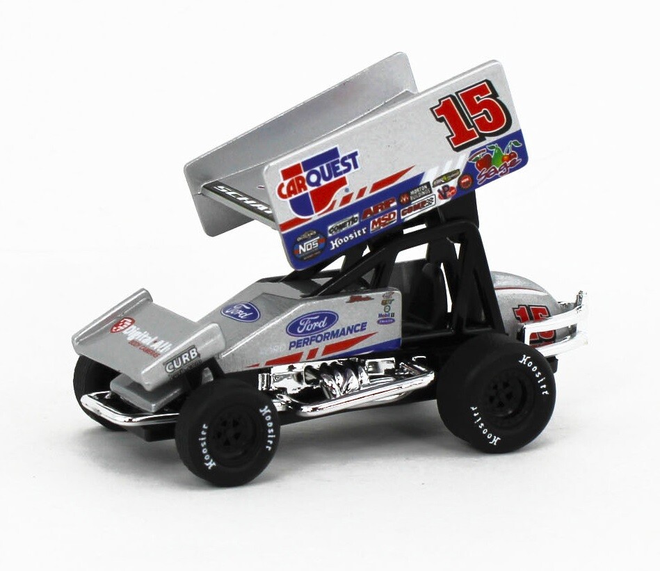1:64 Round2 *DONNY SCHATZ* 2021 Silver CARQUEST #15 Sprint Car