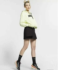 $90 NEW WOMENS NIKE TECH PACK Sportswear SKIRT AR2948 080 OIL GREY/ BLACK Large