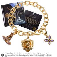 Harry Potter Lumos Hufflepuff Zauberarmband Braccialetto 7714 Noble Collections