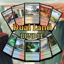 Pacchetto Dual Land (uno per ciascuno) - Carta Magic: The Gathering personalizzata