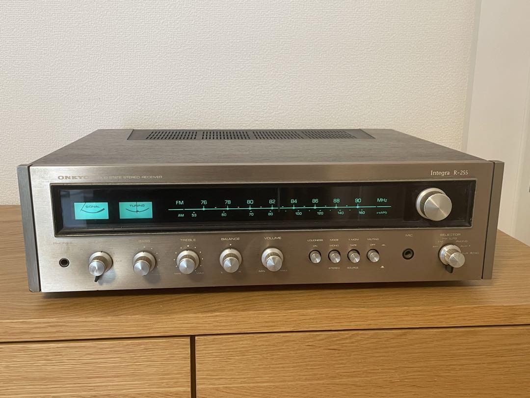 【希少・音出確認済】ONKYO INTEGRA R-255 ステレオレシーバー Rare/Sound output confirmed] ONKYO INTEGRA R-255 stereo
