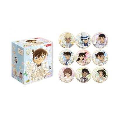 Kayou Detective Conan 30th Anniversary Badge New Sealed Box Anime