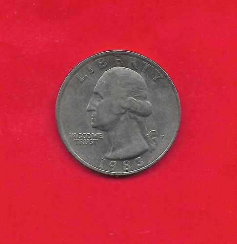 # Moneda Estados Unidos "1/4 dólar 1983 (P)" (* 172 *) {M 014}